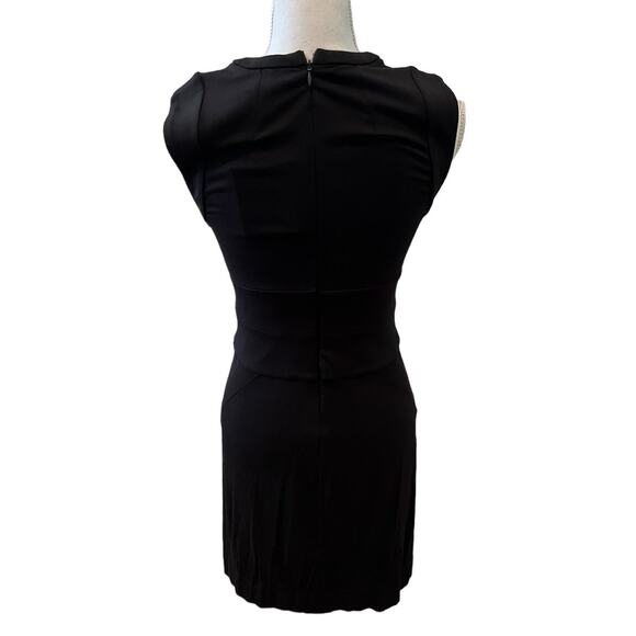 Diane Von Furstenberg DVF Gretchen Stretch Jersey Knit Dress Black 6 - Picture 7 of 10